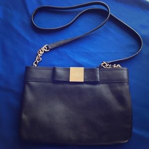 Kate Spade Black Leather Crossbody Purse